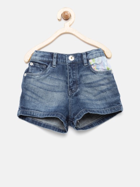 

Gini and Jony Girls Blue Washed Denim Shorts