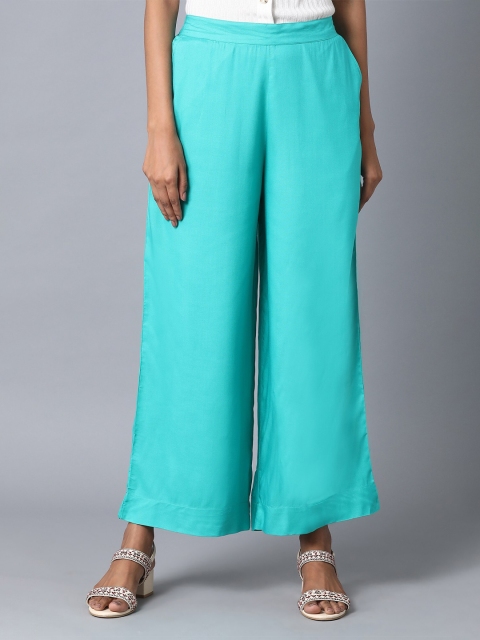 

elleven Women Green Palazzos