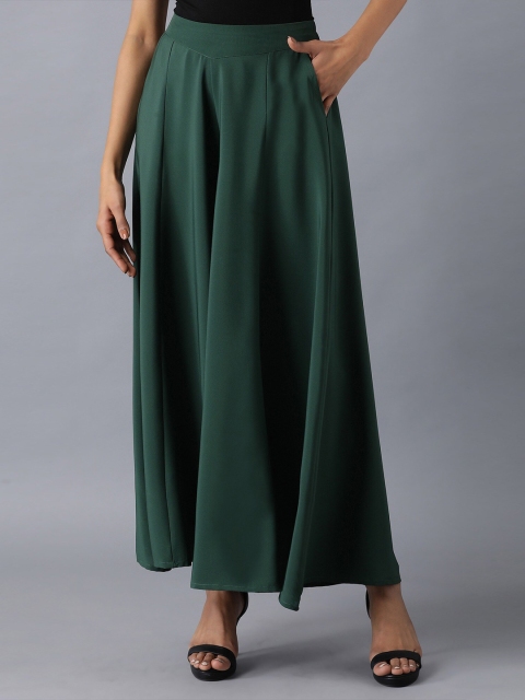 

elleven Women Green Palazzos