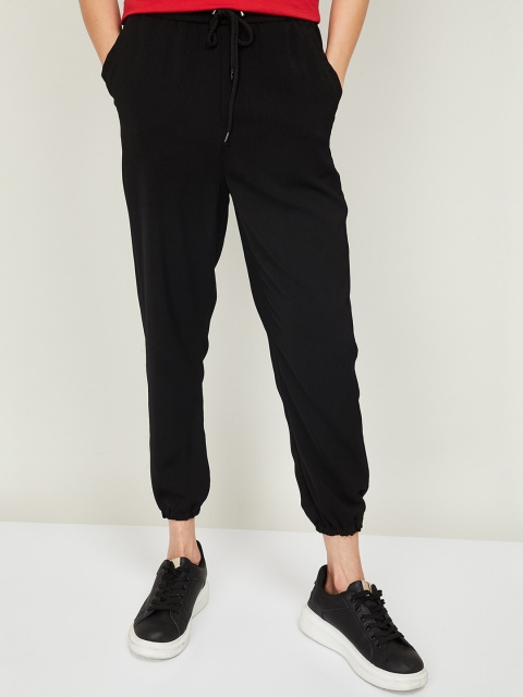 

Bossini Women Black Joggers Trousers