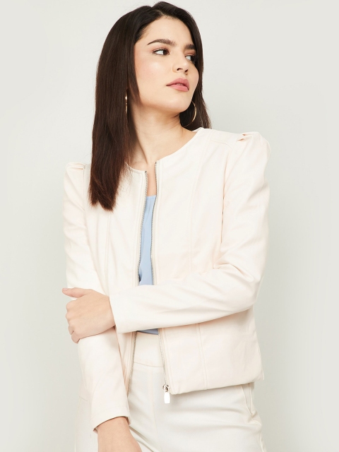 

CODE by Lifestyle Women Off White Tailored Jacket