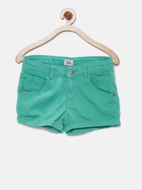 

Palm Tree Girls Green Chino Shorts