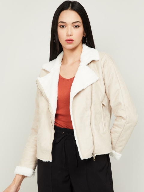 

Ginger by Lifestyle Women Beige Tailored Jacket