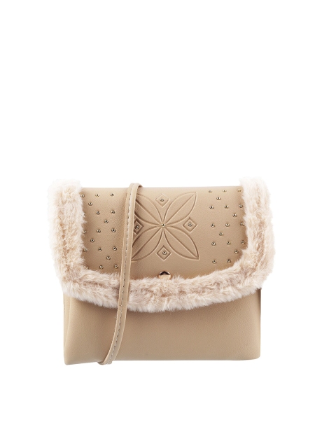 

WALKWAY Women Beige Printed Purse Clutch