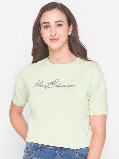 

ZOLA Green Regular Crop Top