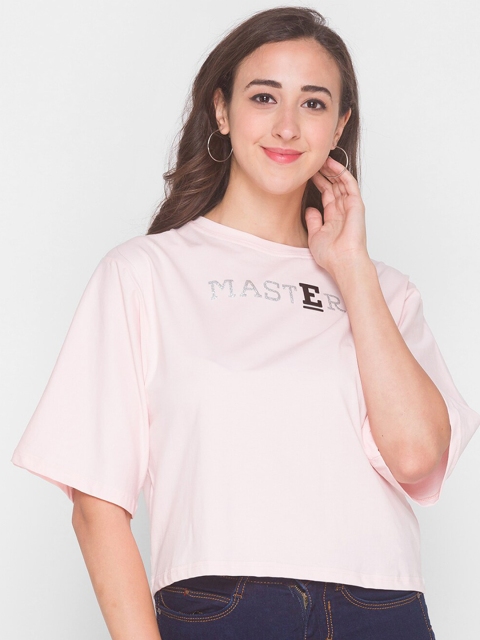 

ZOLA Pink Cotton Regular Top