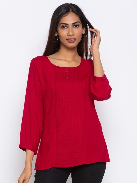 

ZOLA Maroon A-Line Top