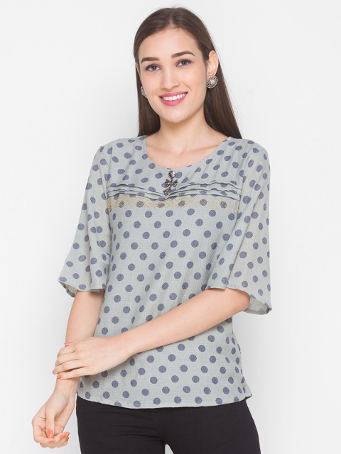 

ZOLA Green Floral Regular Top