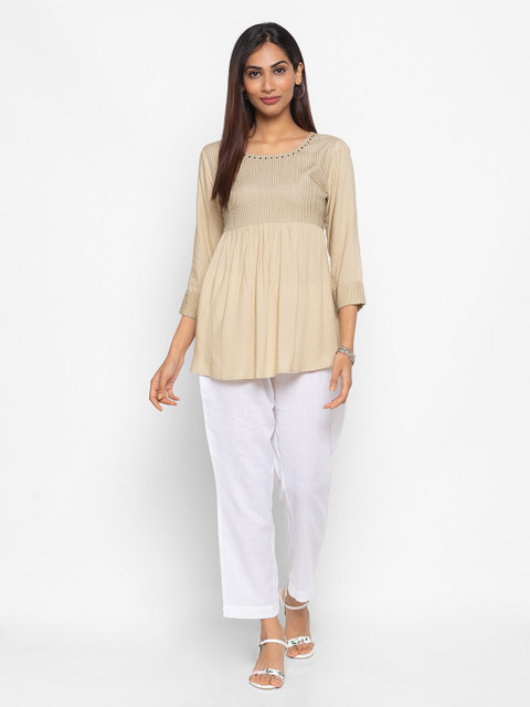 

ZOLA Beige A-Line Top