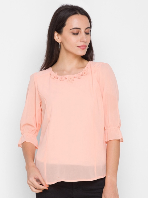 

ZOLA Woman Peach-Coloured Regular Top