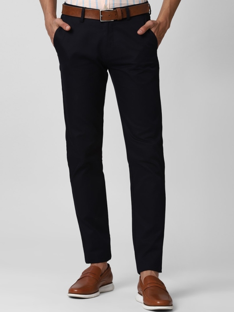 

Peter England Casuals Men Black Slim Fit Trousers