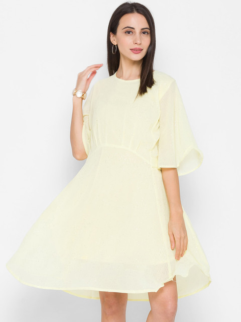 

ZOLA Yellow Chiffon Dress