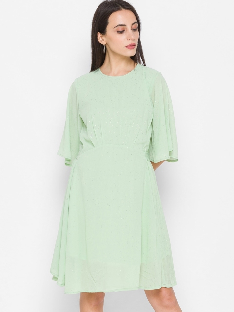 

ZOLA Green Chiffon Dress