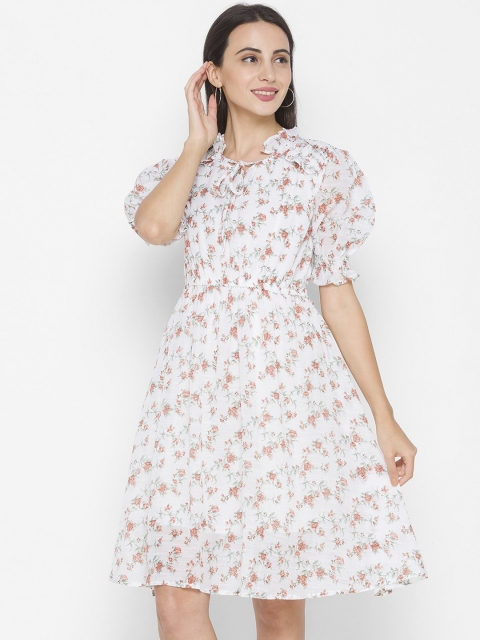 

ZOLA White Floral Dress