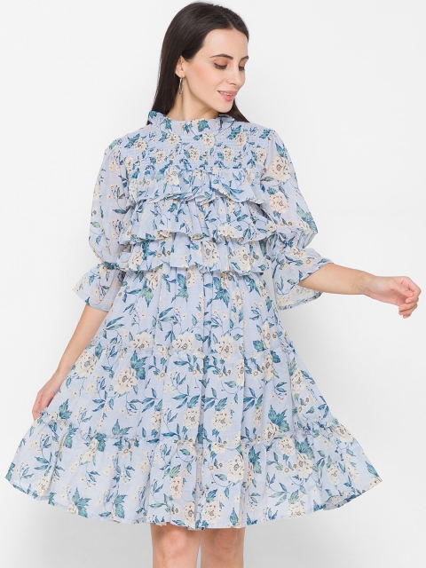 

ZOLA Grey Floral Dress