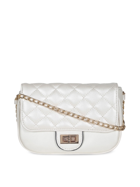 

CRUSSET White Structured Sling Bag