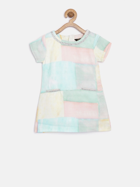 

Gini and Jony Girls Multicoloured Printed A-line Dress, Multi