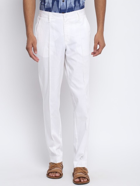 

Fabindia Men White Trousers