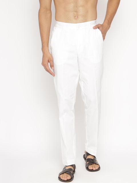 

Fabindia Men White Trousers