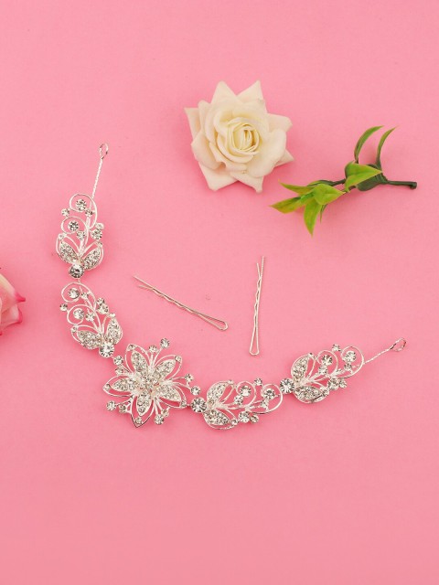 

AQUASTREET Women Silver-Toned Embellished Tiara