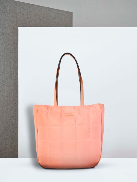 

Van Heusen Pink PU Oversized Structured Shoulder Bag with Quilted