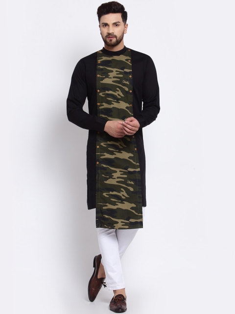 

Zotw Men Black Kurta