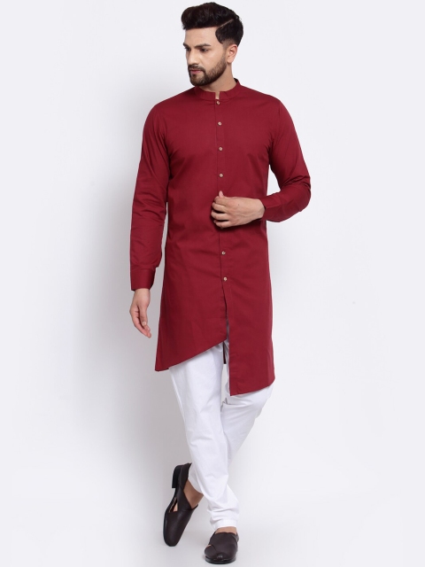 

Zotw Men Maroon Kurta