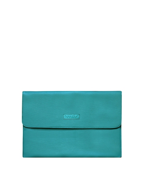 

ABYS Teal Blue Leather Laptop Sleeve