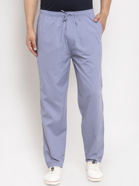 

JAINISH Men Grey Cotton Solid Track Pants