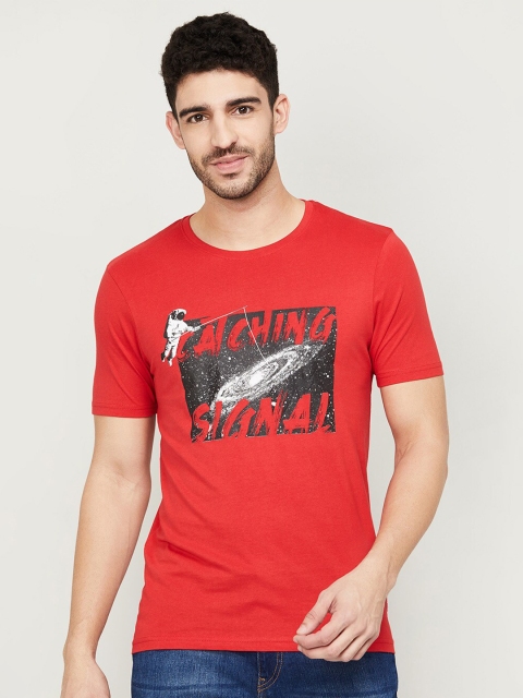 

Fame Forever by Lifestyle Men Red Printed T-shirt