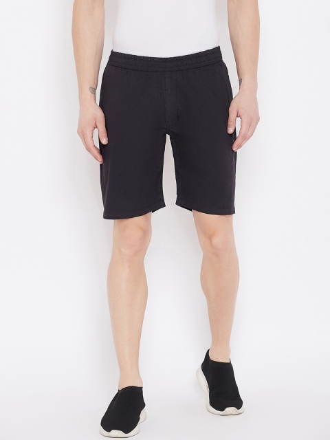 

Okane Men Charcoal Grey Cotton Sports Shorts