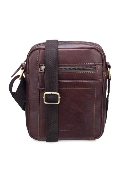 

MAI SOLI Men Brown Messenger Bag