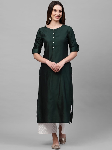 

Indo Era Women Green Kurta