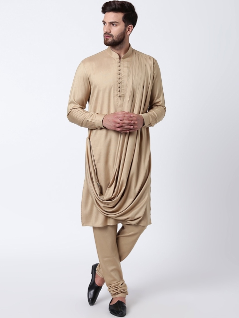 

I Know Men Beige Kurta