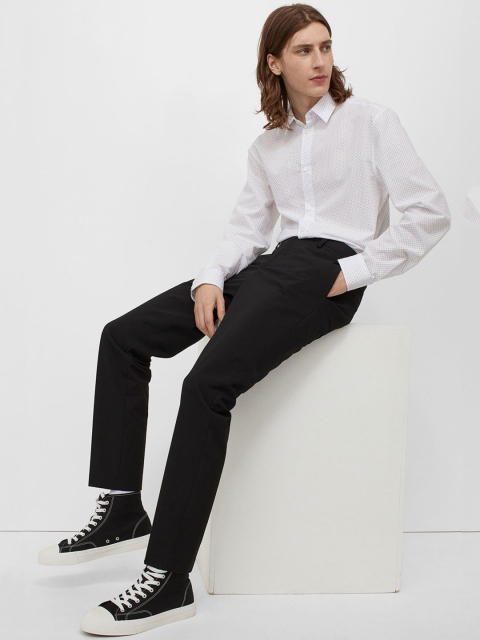 

H&M Woman Black Slim Fit Trousers