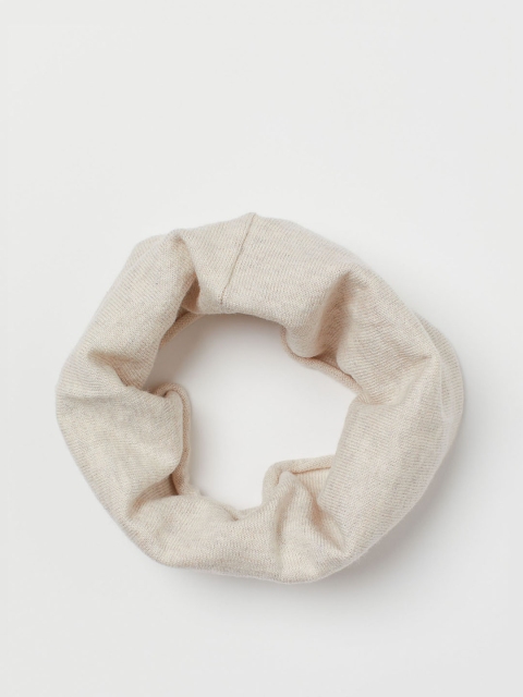 

H&M Girls Beige Solid Silk-Blend Tube Scarf