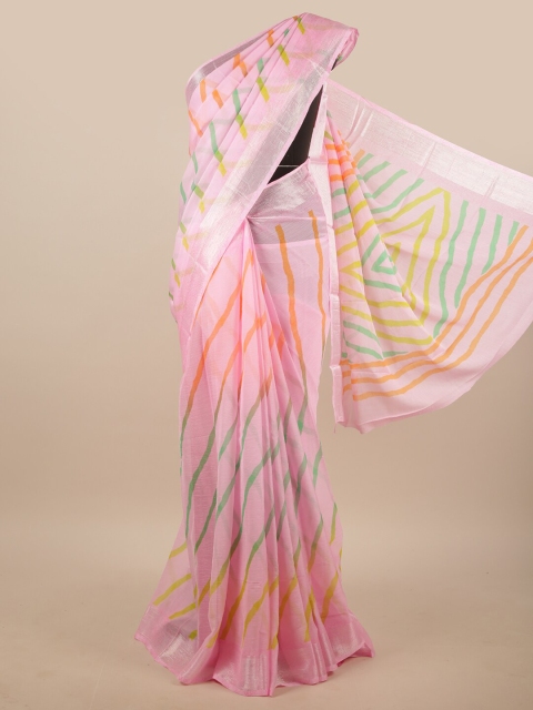 

Pothys Pink Striped Saree