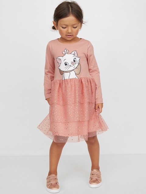 

H&M Kids Girls Pink Tulle-skirt dress