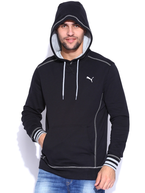 

PUMA Black Lightweight Hooded Sweatshirt