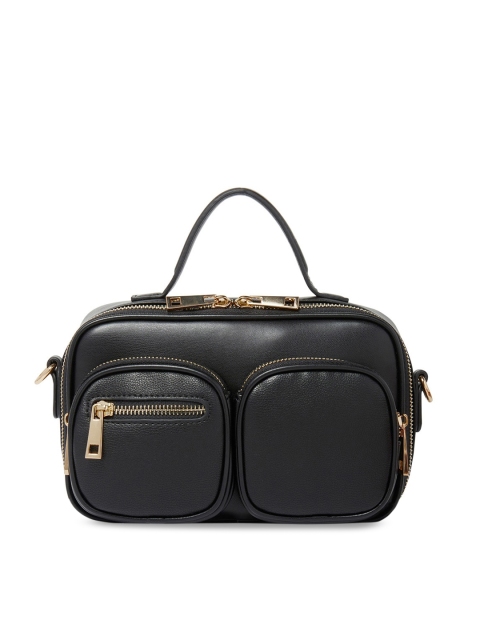 

Forever New Black PU Structured Sling Bag