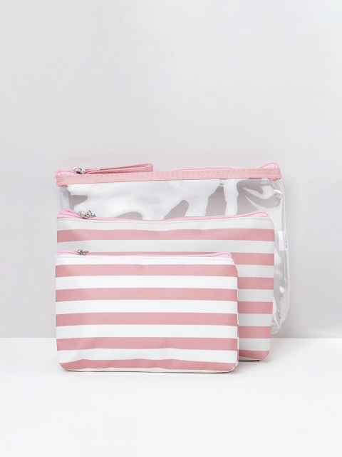 

max Pink & White Striped Organizer