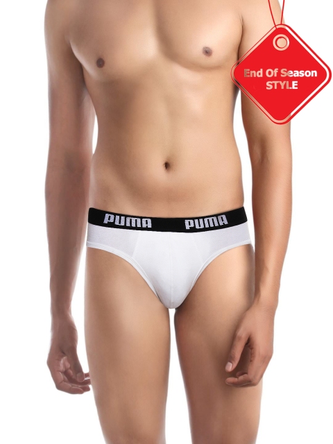 

PUMA Men White Briefs 91883302
