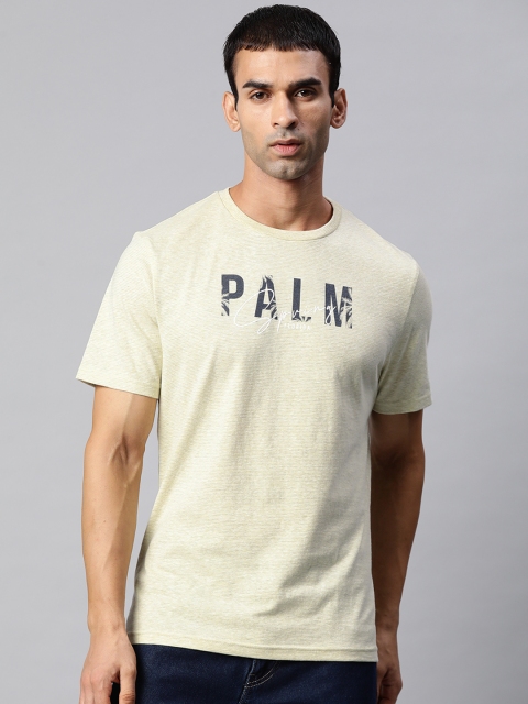 

Marks & Spencer Men Beige Typography T-shirt