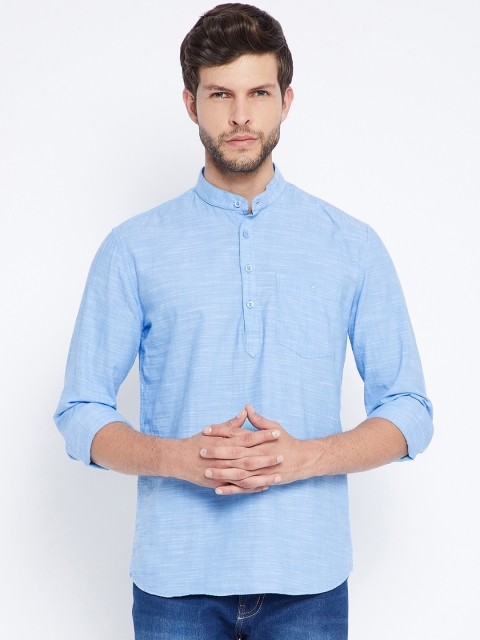 

Crimsoune Club Men Blue Thread Work Kurta