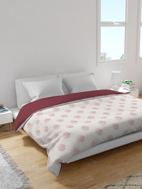 

Himeya Pink & White Floral Mild Winter 300 GSM Double Bed Quilt