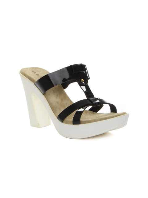 

Inc 5 Women Black Glossy Platforms