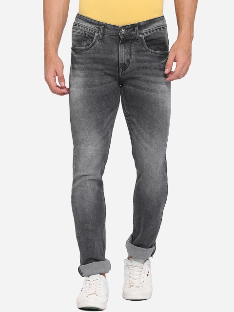 

Greenfibre Men Grey Straight Fit Heavy Fade Stretchable Jeans