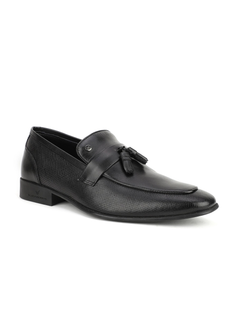 

Blackberrys Men Black Textured Leather Formal Derbys