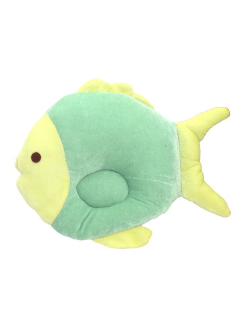 

Spiky Infants Kids Green & Yellow Pelo Fish Baby Pillow