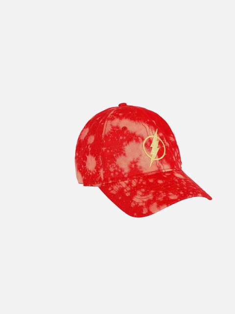

Free Authority Men Red & Yellow Flash Printed Baseball Cap